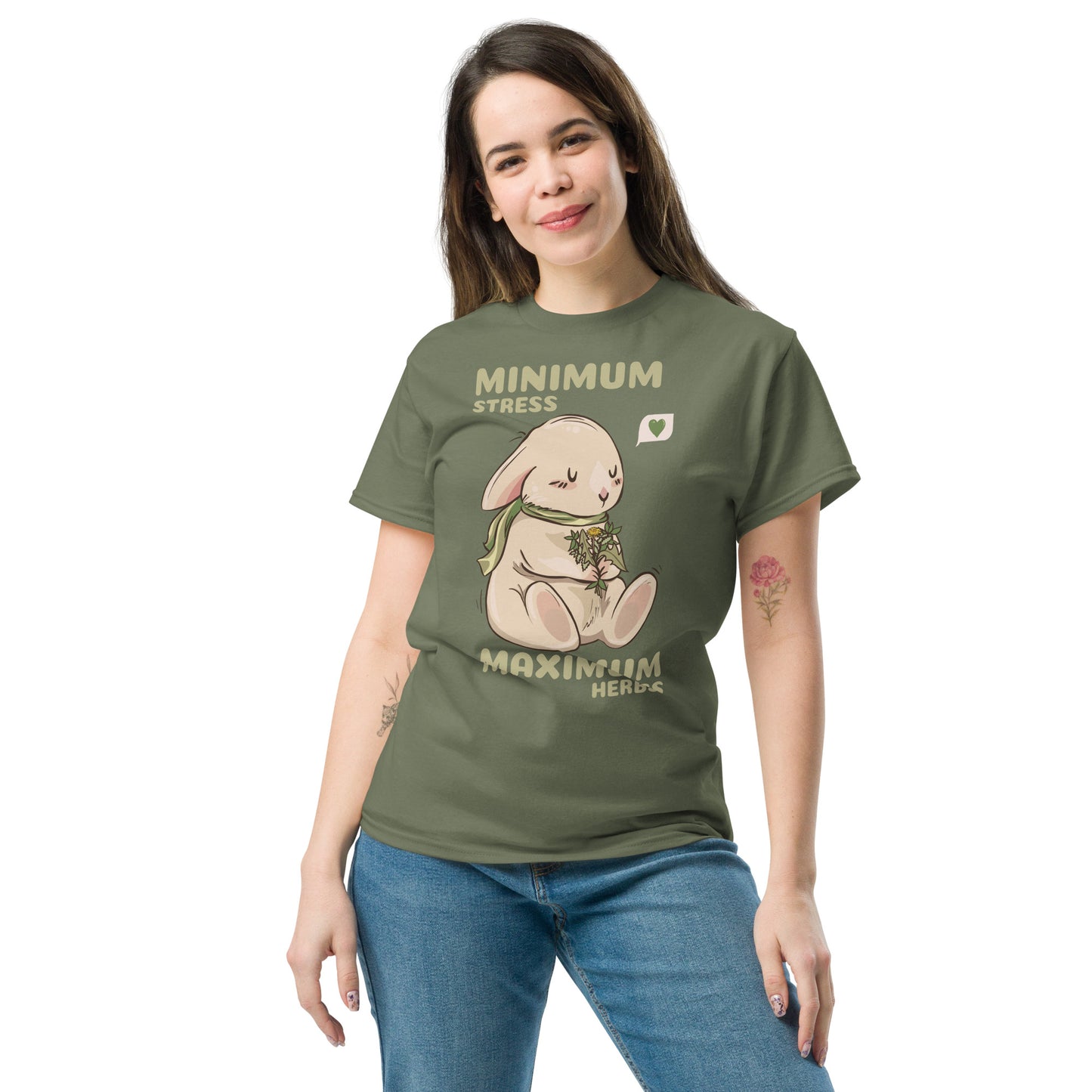 Bunny with Herbs - Unisex classic tee