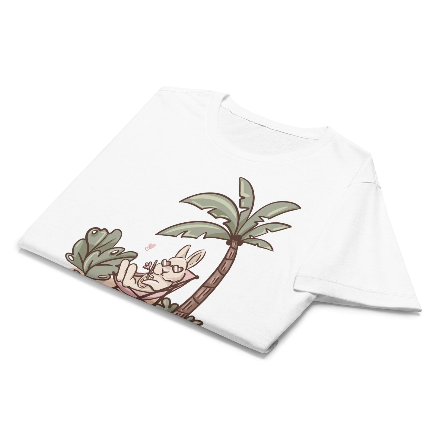 Summer Bunny Mood - Women’s basic softstyle t-shirt